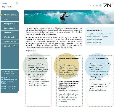 Nowa strona www firmy konsultacyjnej 7 N