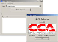 aplikacja OLAP Extractor